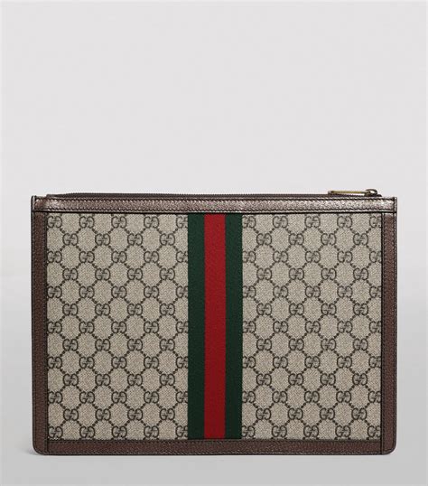 Esclusive pouch uomo GUCCI: pouch per chiavi e portamonete.